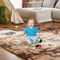 Soft TieDye Plush Carpet Childrens Room Home Mat Childrens Room Baby Crawling NonSlip Blanket 5