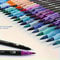 Watercolor Markers Set artVibrant Double-Ended Markers for Drawing, Durable Plastic Bodies, Ideal Christmas Gift