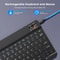 Portable Universal Bluetooth-Compatible Keyboard for Android iOS Windows Slim Wireless Keyboard