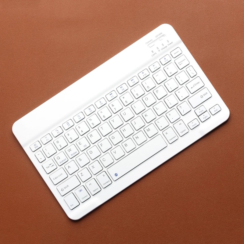 Portable Universal Bluetooth-Compatible Keyboard for Android iOS Windows Slim Wireless Keyboard