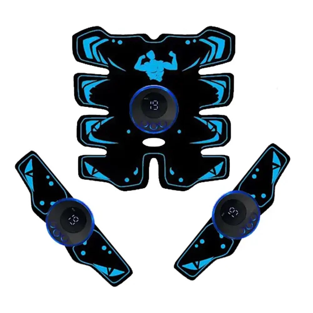 Abdominal Training Electric Body Slim Muscle Stimulator With USB Rechargeable Wireless Device 0