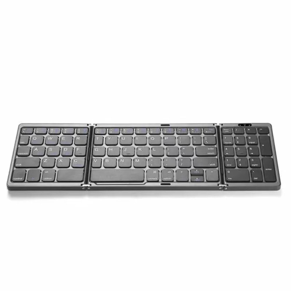 Foldable Folding Bluetooth Keyboard With Touchpad For Windows And Android Rechargeable Dual Bluetoo 9