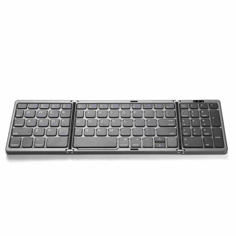 Foldable Folding Bluetooth Keyboard With Touchpad For Windows And Android Rechargeable Dual Bluetoo 9