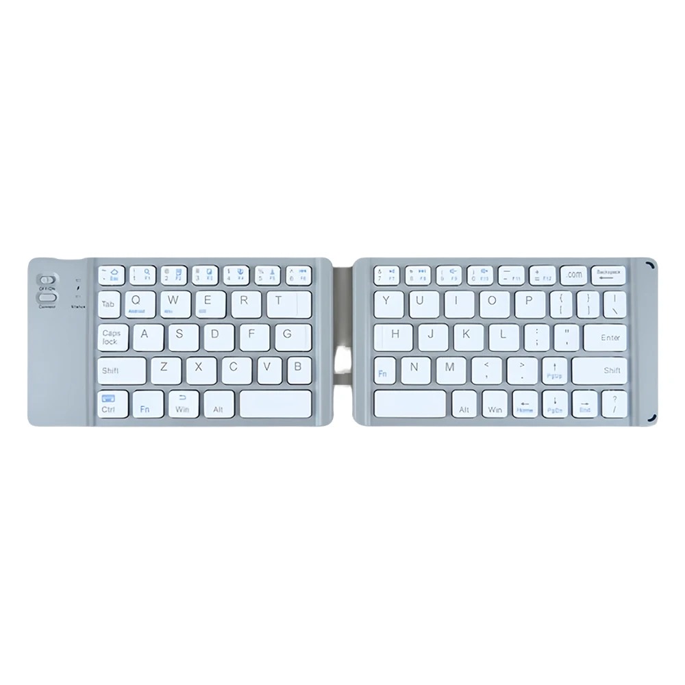 Foldable Folding Bluetooth Keyboard With Touchpad For Windows And Android Rechargeable Dual Bluetoo 10