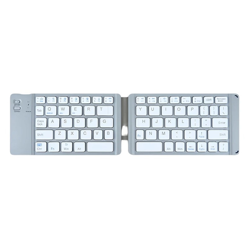 Foldable Folding Bluetooth Keyboard With Touchpad For Windows And Android Rechargeable Dual Bluetoo 10