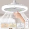 LED Ceiling Fan Light with Remote Control, Adjustable Wind Speed for Bedroom, Kitchen and Home Decoration