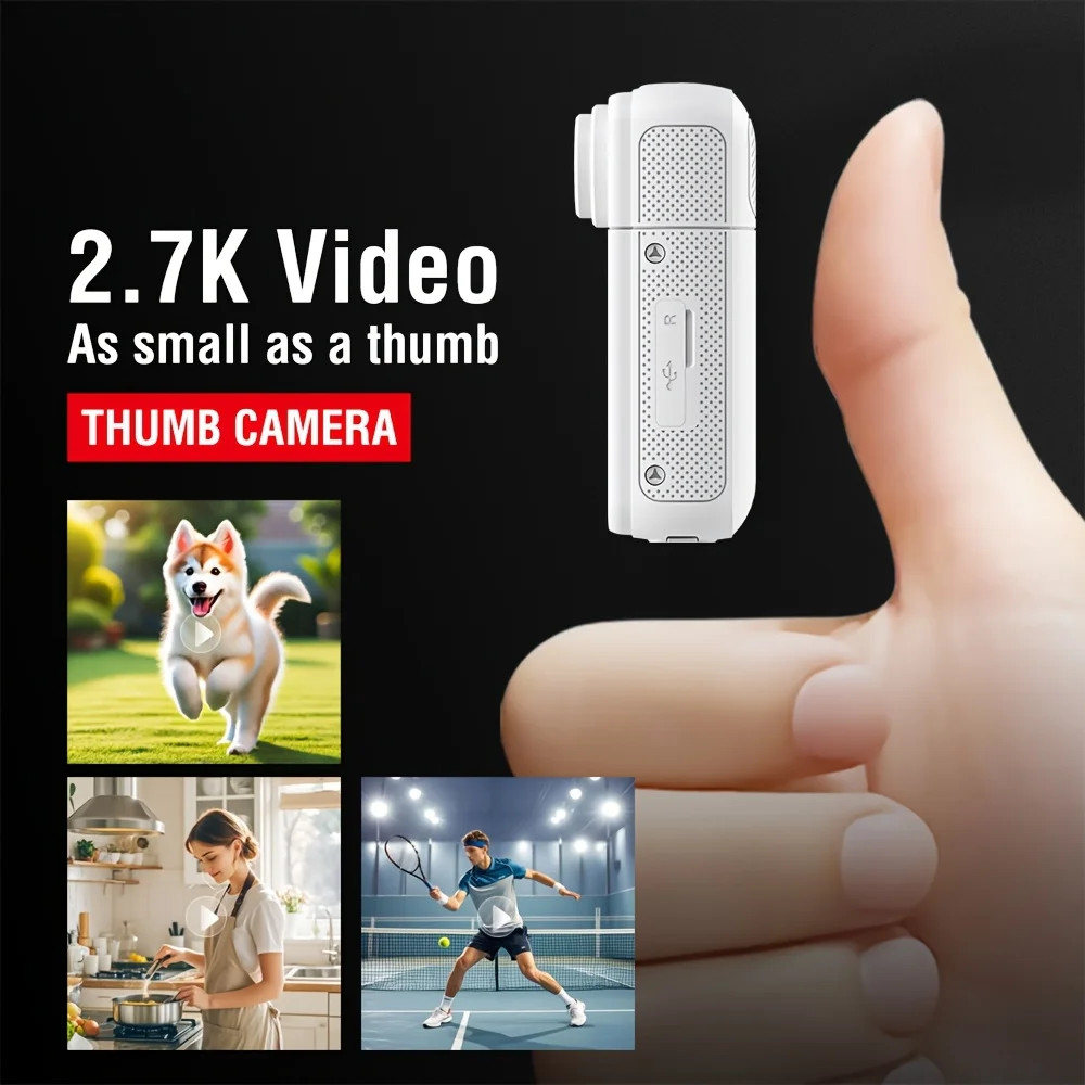 Lightweight Mini Recorder Finger Action Camera With Magnetic Belt And IPS Screen For Cycling 4