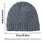 Fashion Knitted Hats For Men And Women, Unisex Peak Labal Winter Hats, Plush Fur Lined Warm Sports Beanie Cap Outdoor