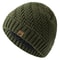Fashion Knitted Hats For Men And Women, Unisex Peak Labal Winter Hats, Plush Fur Lined Warm Sports Beanie Cap Outdoor