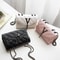 Multifunctional Luxury Messenger Shoulder Bag PU Leather Plaid Crossbody Female Tassel Purse