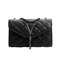 Multifunctional Luxury Messenger Shoulder Bag PU Leather Plaid Crossbody Female Tassel Purse