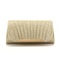 Metallic Ruched Evening Bags Small Envelope Shaped Box Purse for Party Wedding Event Luxury Handbag for Women