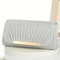 Metallic Ruched Evening Bags Small Envelope Shaped Box Purse for Party Wedding Event Luxury Handbag for Women