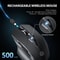 Ergonomic Wireless Mouse Rechargeable Silent Power Display Universal For Laptop Desktop 1