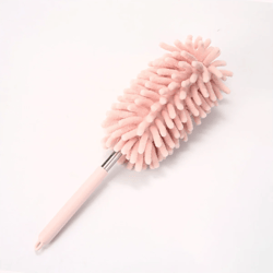 telescopic duster, extendable handle feather dust brush, cobweb cleaner for home and car use