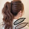 Elegant High Skull Top Large Hair Volume Amber Twist Clip Ponytail 0