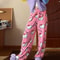 Sanrio Anime Womens Pajama Pants Hello Kitty Pajamas Pants Cartoon Fashion Home Sleepwear Trousers 5