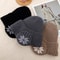 Winter Knitted Hat Plush Warm New Outdoor Women Men Faux Fur Lined Bomber Hats Peaked Cap Fashion 1