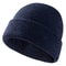Winter Riding Watch Cap Big Head Men Sport Slouchy Cuffed Plain Beanie Hat Knit Skull Cap Dad Warm 3