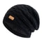 Winter Knitted Hat For Men Women Warm Beanie Cap Slouchy Style New Fashion Fur Lined Casual Decor 7