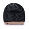 Outdoor Warm Ski Beanies Winter Knitted Beanie Color Knit Wool Mens Thick Hats Double Layers With V 4