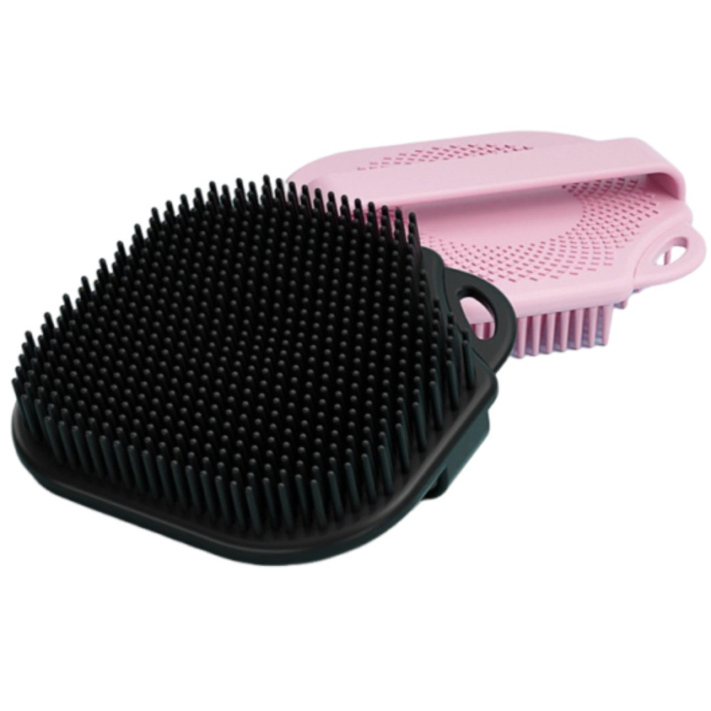 Exfoliating Scrub Brush, Soft Silicone Body Scrubber for Mud Removal and Skin Care