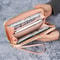 Women's Korean Version Long Wallet with Mobile Phone Bag, Simple Zipper Wallet, Tassel Handbag