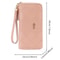 Women's Korean Version Long Wallet with Mobile Phone Bag, Simple Zipper Wallet, Tassel Handbag