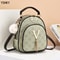 New Fashion Womens Handheld Bag PU Hit Color Shoulder Messenger Bag Trendy Europeand AllMatch Bag 4