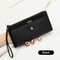 Womens Wallet Ultra Thin Mini PU Leather Coin Purse Multifunctional Long Card Bag Handheld Credit C 5