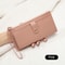 Womens Wallet Ultra Thin Mini PU Leather Coin Purse Multifunctional Long Card Bag Handheld Credit C 7