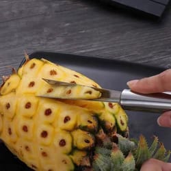 ananas peeling, portable stainless steel pineapple peeler knife, spiral cutter kitchen accessories