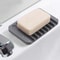 Silicone Soap Saver Waterfall Drainer Self Draining Soap Dishes Keep Soap Bars Dry And Clean Holder 0