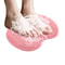 Silicone Shower Wall Mounted Scrubber Shower Massage Pad Shower Feet Wash Mat Washer Back Massage C 2