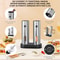Pepper Grinder Salt And Pepper Mill USB Rechargeable Automatic Grinder Spice Grinder With LED Light