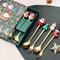 Stainless Steel Creative Cartoon Cutlery Christmas Themed Cutlery Set Holiday Gift Cutlery Decorati 0