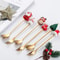 Stainless Steel Creative Cartoon Cutlery Christmas Themed Cutlery Set Holiday Gift Cutlery Decorati 4