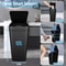 Touchless Automatic Garbage Bathroom Trash Can With Lid Slim Motion Sensor Can For Bedroom Living R 1