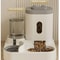 Pet Food Dispenser Container Automatic Feeder Dog Cat With Water Fountain Large Capacity Storage Bo 4
