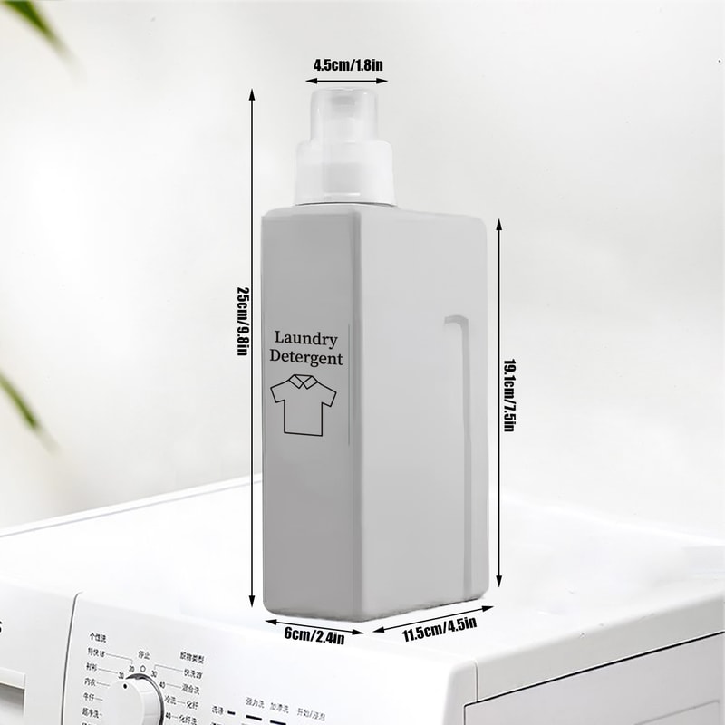 Laundry Detergent Dispenser , Refillable Storage Container, Laundry Room Canister for Softener, Liquid Powder