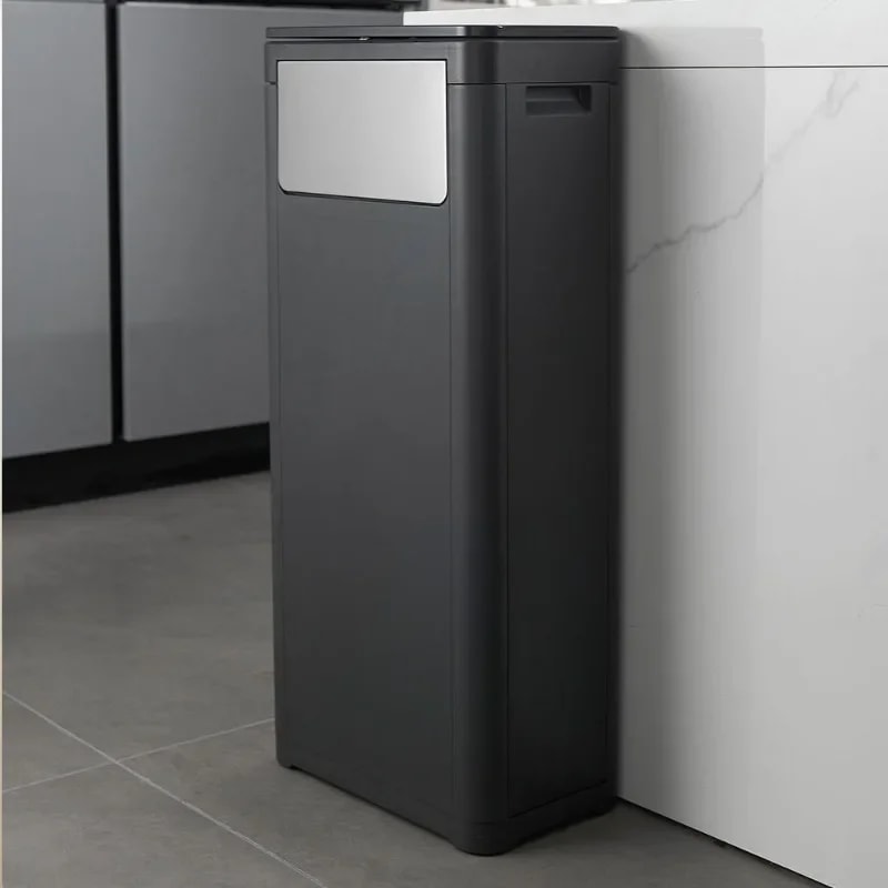 Rectangular Kitchen Wastebasket With Anti Odor And Recycling Features Trash Can Storage Kitchen Was 1