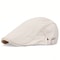 Adjustable Men Solid Color Berets Newsboy Cap Summer Flat Hat Spring And Summer Adjustable Flat Cap 9