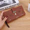 PU Leather Phone Purse Ladies Fashion Wallet Female Hollow Leaves Clutch Handbag Coin Card Holders 8