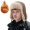 Faux Fur Leather Snow Cap Winter Thick Warm Russian Ushanka Hat For Men Womens With Ear Flaps 1