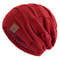 Women Winter Hats Fashion Slouchy Warm Beanie Multicolor Mixing Color Streetwear Cap 7