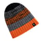 Decorative Unisex Beanie Hat Letter Label And Colorful Stripes 3