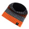 Decorative Unisex Beanie Hat Letter Label And Colorful Stripes 4