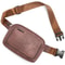 Women's PU Leather Fanny Pack, Adjustable Strap Crossbody Chest Bag, Fashion Waist Bag with Card Pocket for Outdoor Use