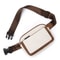 Women's PU Leather Fanny Pack, Adjustable Strap Crossbody Chest Bag, Fashion Waist Bag with Card Pocket for Outdoor Use