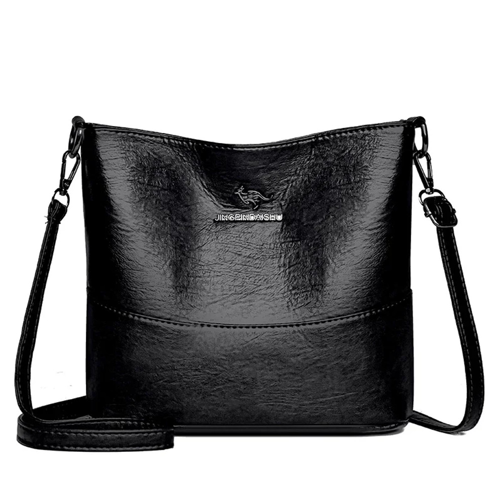 Designer Handbag For Women Soft PU Leather Crossbody Bag Casual Female Shoulder Bag 6